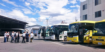 名鉄観光バスの営業所を見てみよう 名古屋営業所 名鉄観光バス 観光バス運転士採用サイト